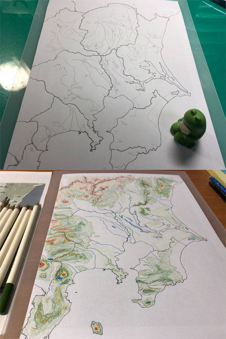 『嶋子とさくらの姫』地図