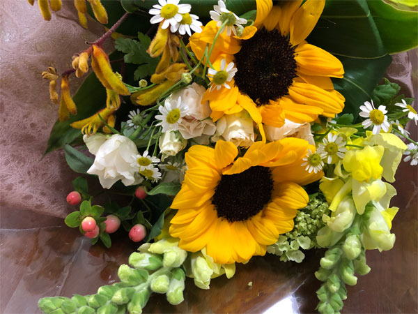 柏サイン会　花束