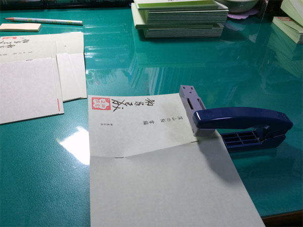 おまけ小冊子　作成風景